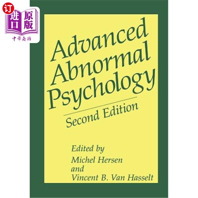 海外直订医药图书Advanced Abnormal Psychology 高级变态心理学