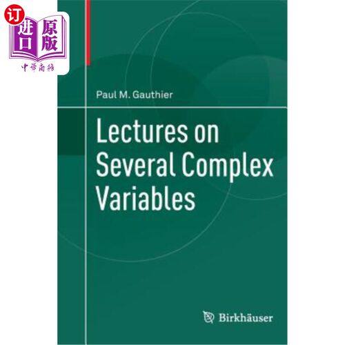 海外直订Lectures on Several Complex Variables 关于几个复杂变量的讲座