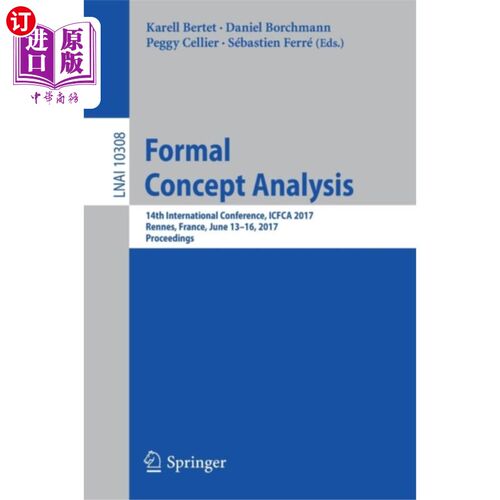 海外直订Formal Concept Analysis 形式概念分析