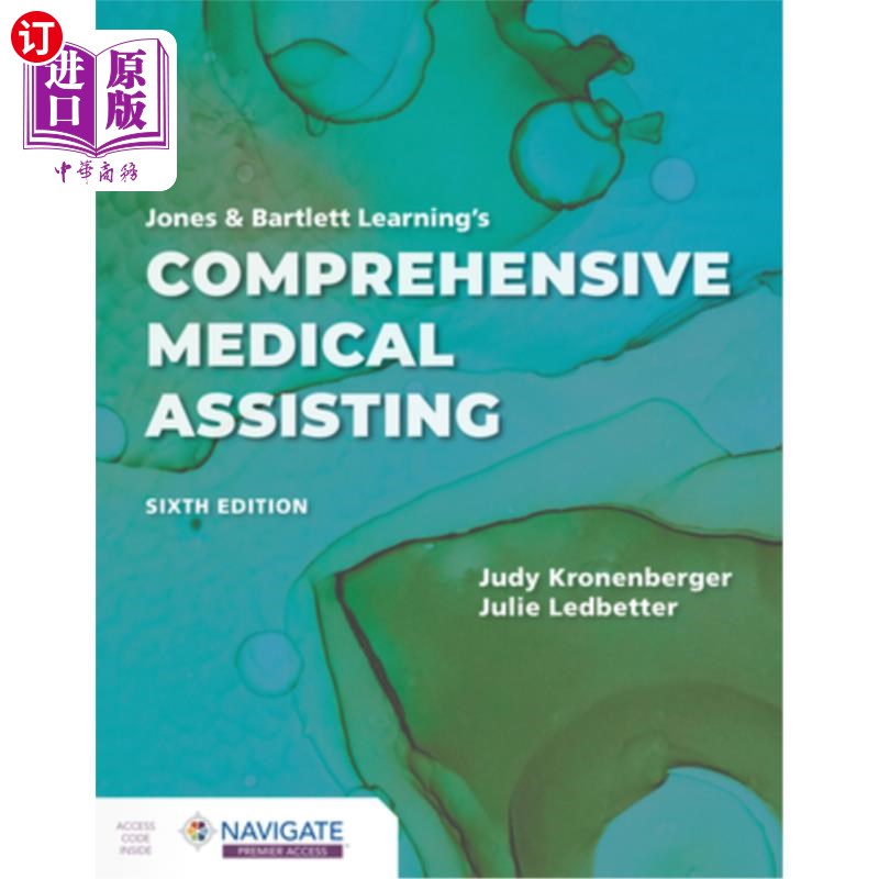 海外直订医药图书Jones & Bartlett Learning's Comprehensive Medical Assisting 琼斯和巴特利特学习的综合医疗援助