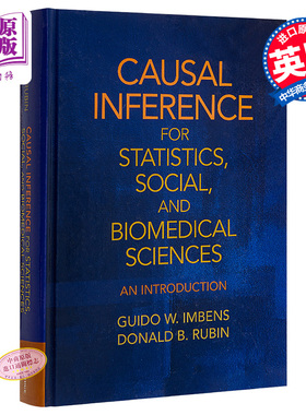 【中商原版】统计的因果推论、社会和生物医学：入门 英文原版 Causal Inference for Statistics, Social, Biomedical Scien