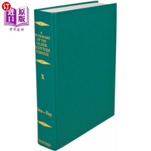 海外直订Dictionary of the Older Scottish Tongue from the... 12世纪至17世纪末的古苏格兰语词典:第10卷,Stra-3ere