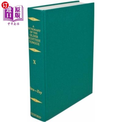 海外直订Dictionary of the Older Scottish Tongue from the... 12世纪至17世纪末的古苏格兰语词典:第10卷，Stra-3ere