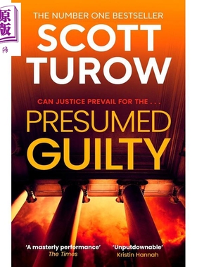 预售 推定有罪 无罪的罪人 作者斯考特杜罗 新作 Presumed Guilty 英文原版 Scott Turow 推理流行小说【中商原版】