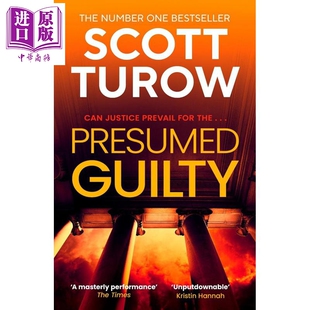预售 推定有罪 无罪的罪人 作者斯考特杜罗 新作 Presumed Guilty 英文原版 Scott Turow 推理流行小说【中商原版】