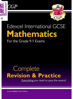 预售 New Pearson Edexcel IGCSE Maths Complete Revision & Practice Inc Online Ed Videos & Quizzes【中商原版】