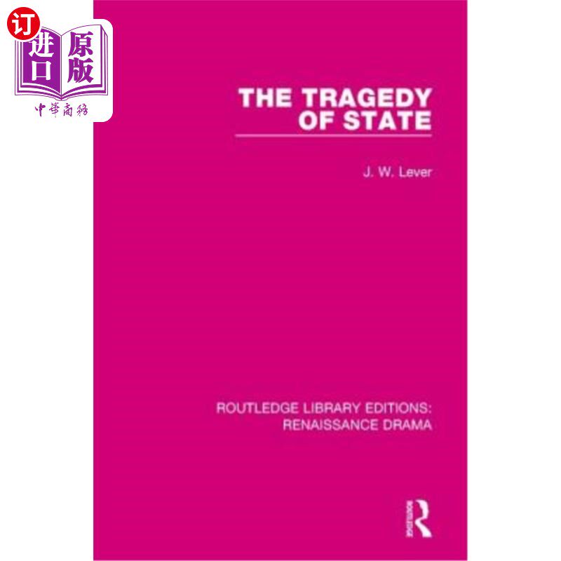 海外直订The Tragedy of State 国家的悲剧