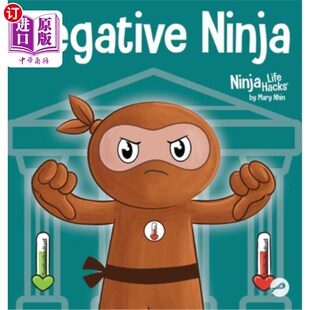 Emotional Ninja Book 海外直订Negative Bank 一本关于情感银行账户 Children 消极忍者 儿童书籍 Accounts About