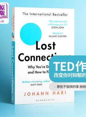 【中商原版】失联：认识沮丧，重获自信（TED演讲者约翰·哈里）英文原版 Lost Connections Johann Hari Bloomsbury