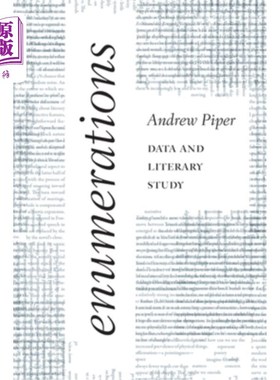 海外直订Enumerations: Data and Literary Study 枚举:数据和文献研究