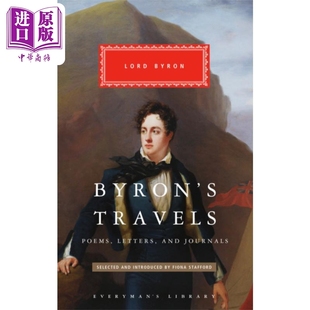 预售 人人文库系列 拜伦游记 诗歌书信和日记 Byrons Travels 英文原版 George Gordon Byron 经典文学【中商原版】