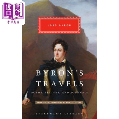 预售 人人文库系列 拜伦游记 诗歌书信和日记 Byrons Travels 英文原版 George Gordon Byron 经典文学【中商原版】