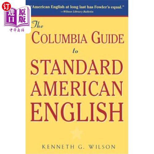 海外直订The Columbia Guide to Standard American English 哥伦比亚标准美式英语指南
