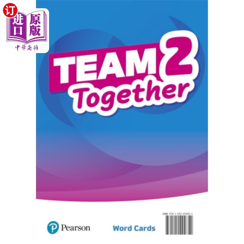 海外直订Team Together 2 Word Cards 组合2张单词卡