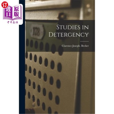 海外直订Studies in Detergency 在洗净的研究