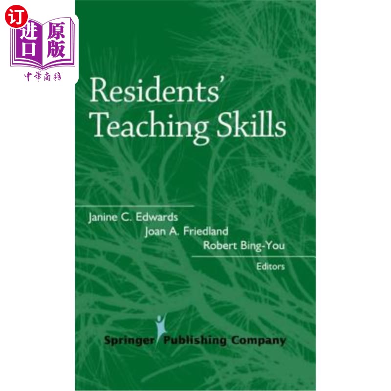 海外直订医药图书Residents' Teaching Skills 住院医师的教学技能