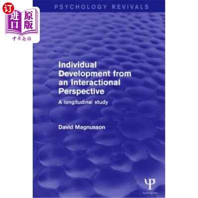 海外直订Individual Development from an Interactional Perspective (Psychology Revivals):  互动视角下的个体发展(心理