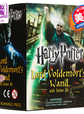 哈利波特 伏地魔的魔杖套装 英文原版 电影周边 Harry Potter Voldemort's Wand with Sticker Kit 节日礼物礼品正版进口