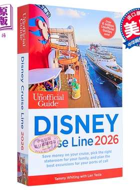 迪士尼邮轮2026指南 The Unofficial Guide to Disney Cruise Line 2026 英文原版 Tammy Whiting【中商原版】
