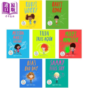 预售 Tom Percival 儿童情绪管理主题绘本7册 Ruby Worry Ravi Meesha Milo Tilda Tries Again 英文原版 进口图书【中商原版】