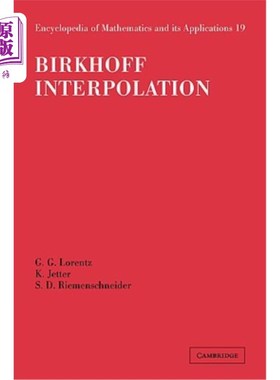 海外直订Birkhoff Interpolation Birkhoff插值