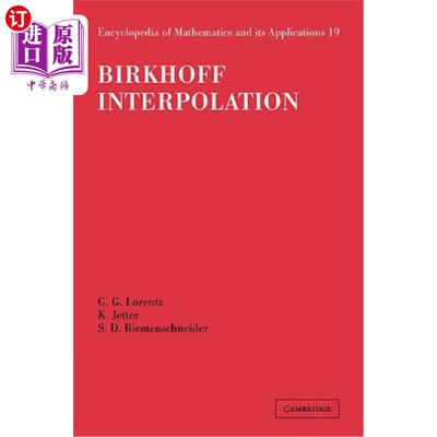 海外直订Birkhoff Interpolation Birkhoff插值