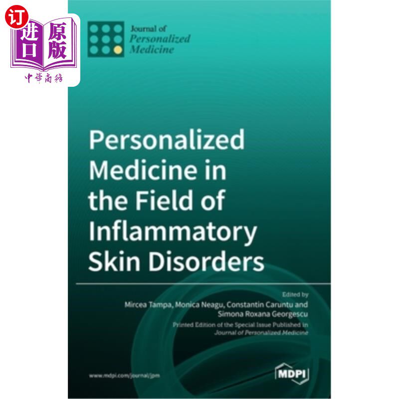 海外直订医药图书Personalized Medicine in the Field of Inflammatory Skin Disorders 炎症性皮肤疾病领域的个体化医学