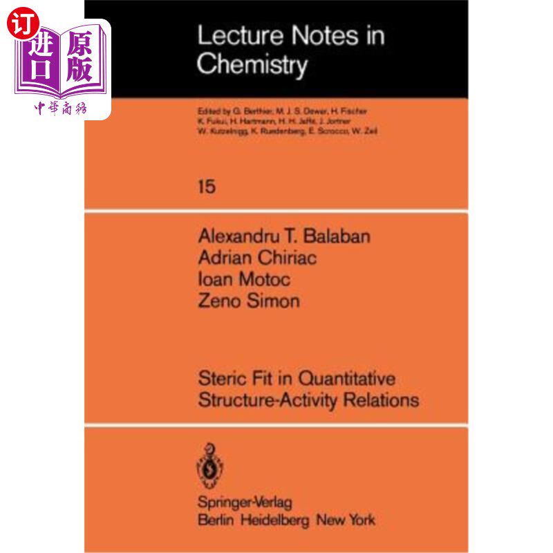 海外直订Steric Fit in Quantitative Structure-Activity Relations