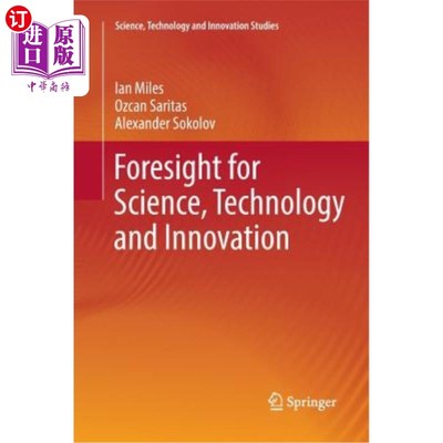 海外直订Foresight for Science, Technology and Innovation 科学、技术和创新的远见