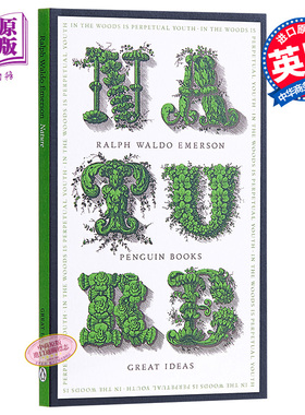 拉尔夫·瓦尔多·爱默生：论自然 英文原版 Penguin Great Ideas : Nature Ralph Emerson【中商原版】