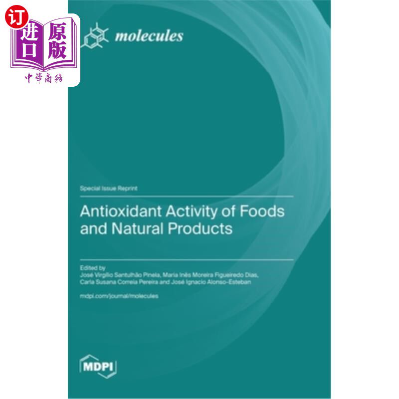 海外直订Antioxidant Activity of Foods and Natural Products 食品和天然产品的抗氧化活性