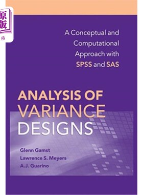 海外直订Analysis of Variance Designs 差异设计分析