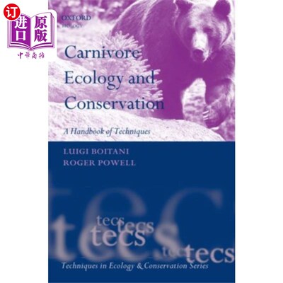 海外直订Carnivore Ecology and Conservation 食肉动物生态学与保护