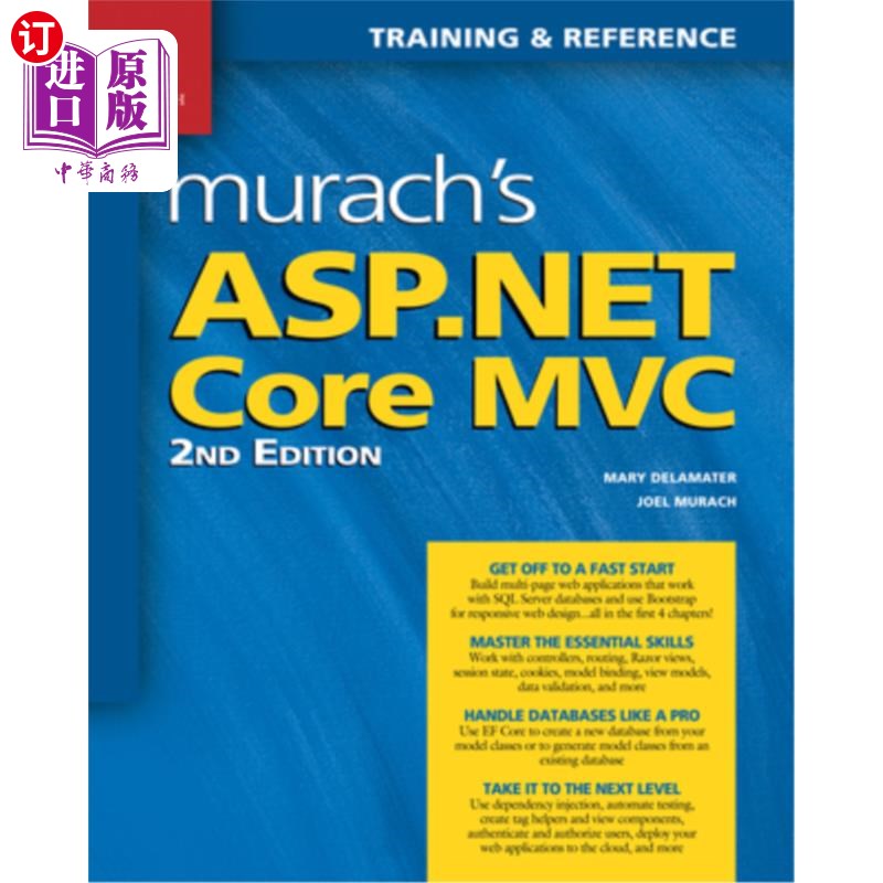 海外直订Murach's ASP.NET Core MVC (2nd Edition) Murach ASP。NET Core MVC(第二版)