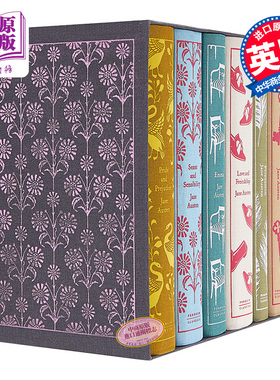 企鹅布纹布面经典 简奥斯汀全集收藏版 7册 英文原版 Jane Austen The Complete Works 理智与情感 傲慢与偏见 爱玛 英文系列
