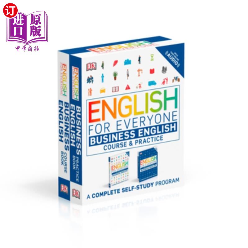 海外直订English for Everyone Slipcase: Business English Box Set: Course and Practice Boo 《每个人的英语》Sl
