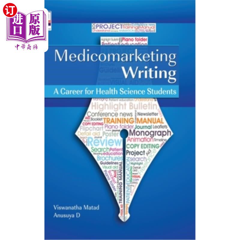 海外直订医药图书Medicomarketing Writing: A Career for Health Science Students 医药营销写作:健康科学专业学生的职业