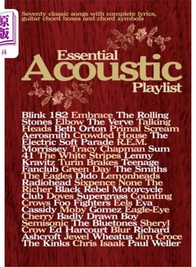 海外直订Essential Acoustic Playlist 基本声学播放列表