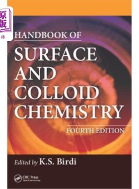 海外直订Handbook of Surface and Colloid Chemistry 表面和胶体化学手册