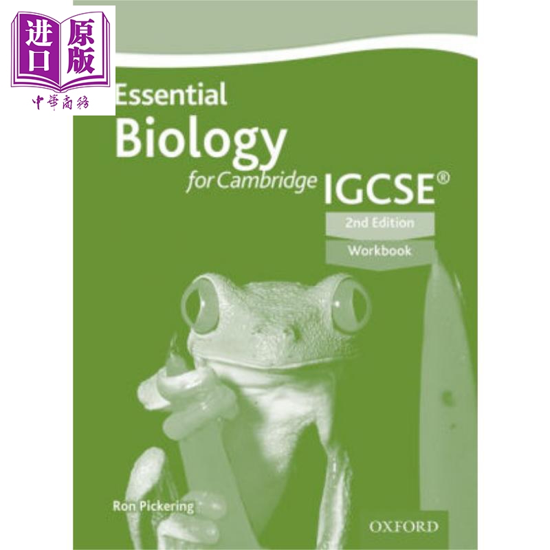 现货 Essential Biology for Cambridge IGCSE Workbook 英文原版 剑桥IGCSE基础生物学 工作手册 第二版【中商原版】