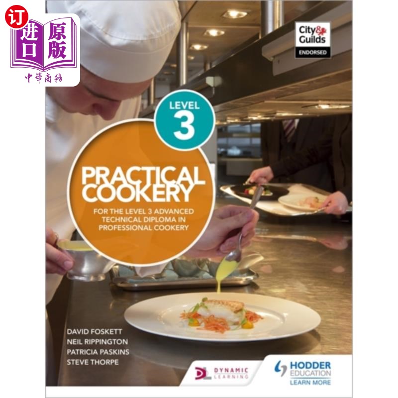 海外直订Practical Cookery for the Level 3 Advanced Techn... 专业烹饪高级技术文凭三级实用烹饪课程