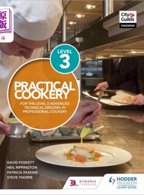 海外直订Practical Cookery for the Level 3 Advanced Techn... 专业烹饪高级技术文凭三级实用烹饪课程