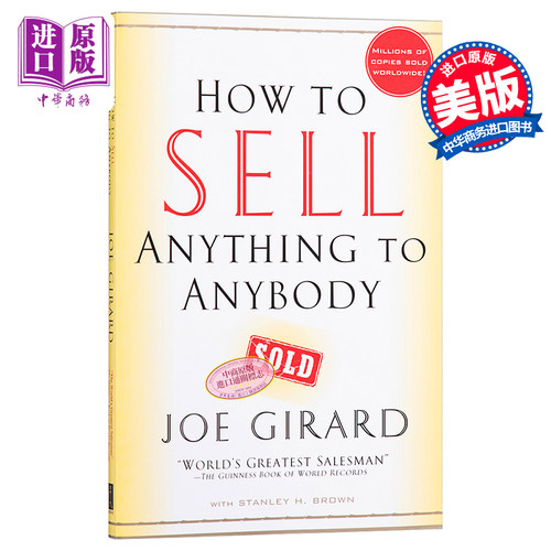 【中商原版】[英文原版]How to Sell Anything to Anybody by Joe Girard