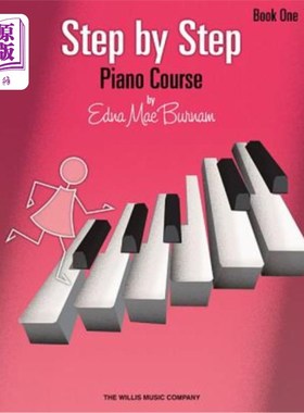 海外直订Step by Step Piano Course, Book 1 逐步钢琴课程，第1册