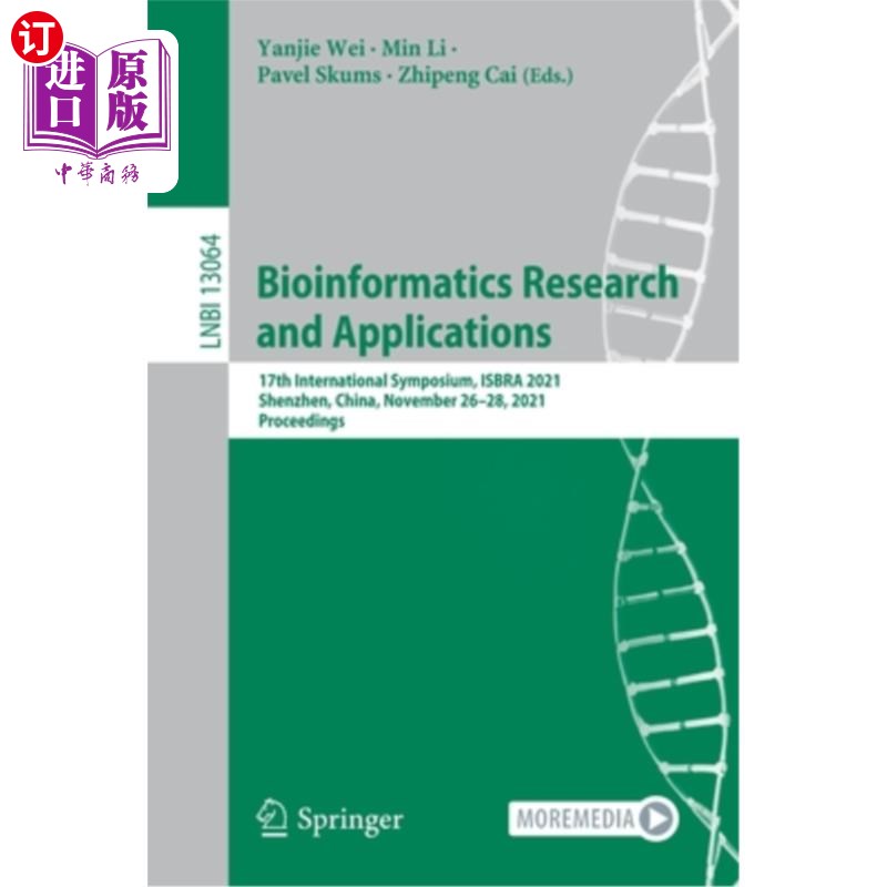 海外直订Bioinformatics Research and Applications: 17th International Symposium, Isbra 20 生物信息学研究与应用:第17