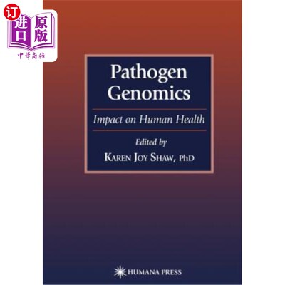 海外直订医药图书Pathogen Genomics: Impact on Human Health 病原体基因组学:对人类健康的影响