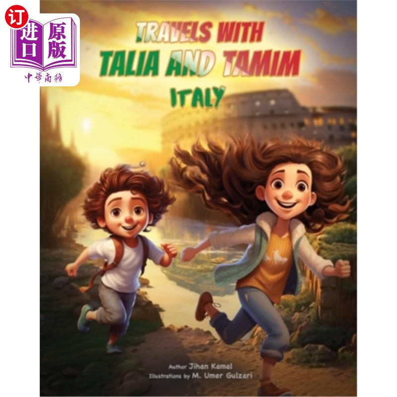 海外直订Travels with Talia and Tamim - Italy 与塔利亚和塔米姆一起旅行-意大利