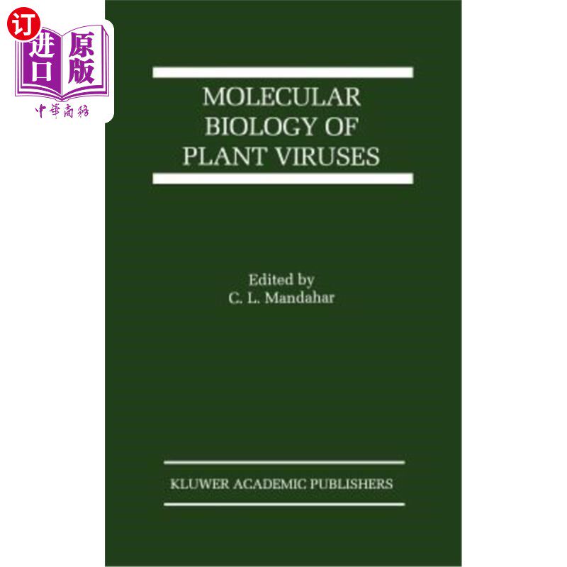 海外直订Molecular Biology of Plant Viruses 植物病毒的分子生物学