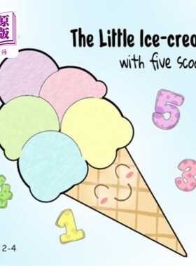 海外直订Little Ice cream: with five scoops 小冰淇淋:五勺