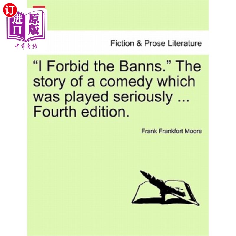 海外直订"i forbid the banns.